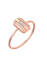 18K Gold & Diamond Ring For Women KSK146